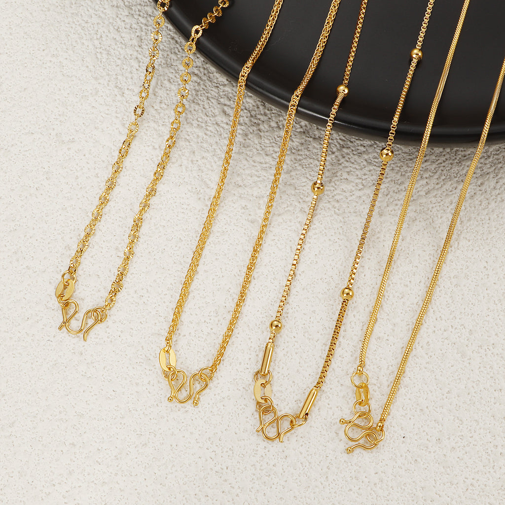 Damen filigrane Gliederkette mit elegantem Verschluss Shop Nory