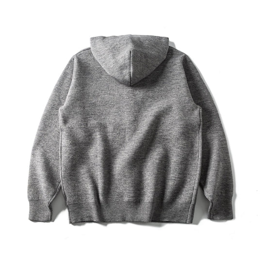 Unisex Leichte Kapuzen‑Strickjacke mit Druckknopfleiste und Rippbündchen Shop Nory