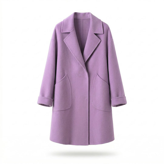 Damen Eleganter Wollmantel mit weit geschnittenem Design Shop Nory