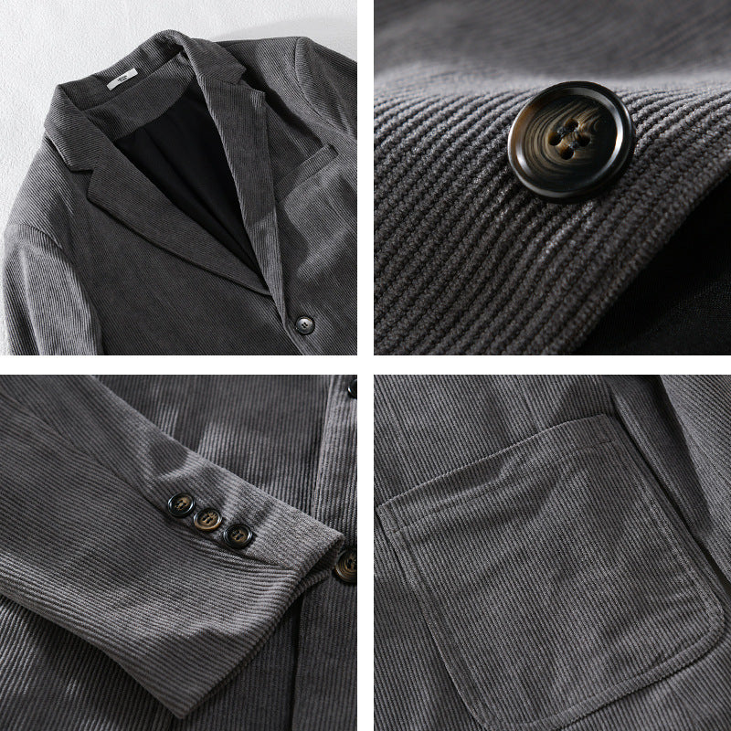 Herren Kordsakko im smart-casual Stil mit klassischer Knopfleiste Shop Nory