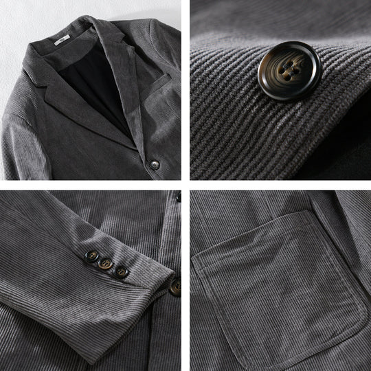 Herren Kordsakko im smart-casual Stil mit klassischer Knopfleiste Shop Nory
