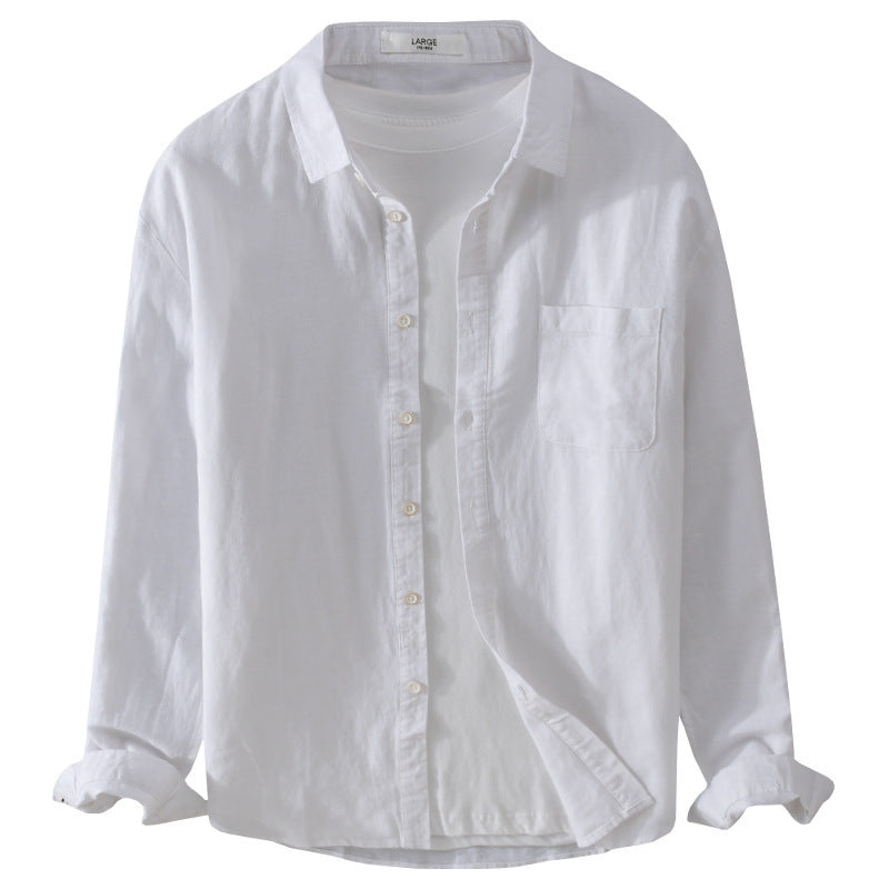 Herren Overshirt aus Baumwollmix mit Brusttasche und lockerem Schnitt Shop Nory