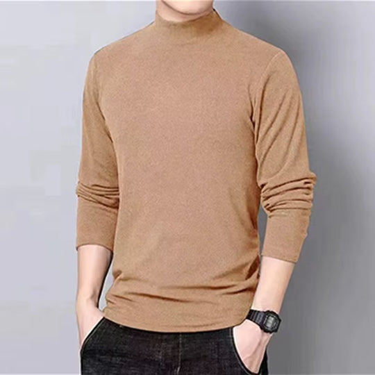 Herren Hochwertiges Langarmshirt mit Rollkragen Shop Nory