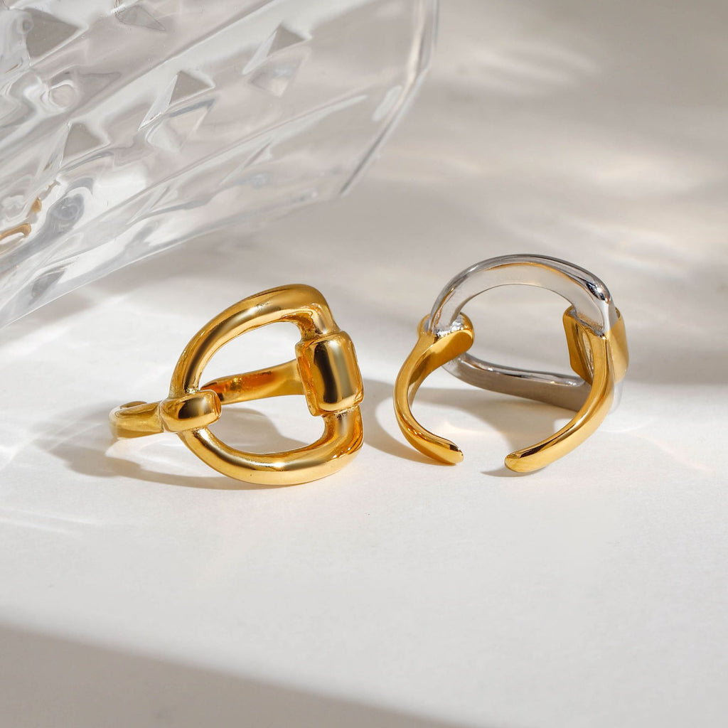 Damen Offenes Armband mit elegantem, hypoallergenem Design aus hochwertigem Edelstahl Shop Nory