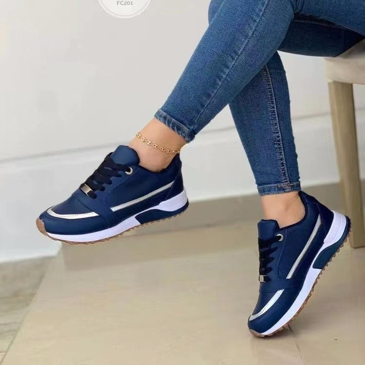 Damen Komfort-Keil-Sneaker im Retro-Sportstil Shop Nory