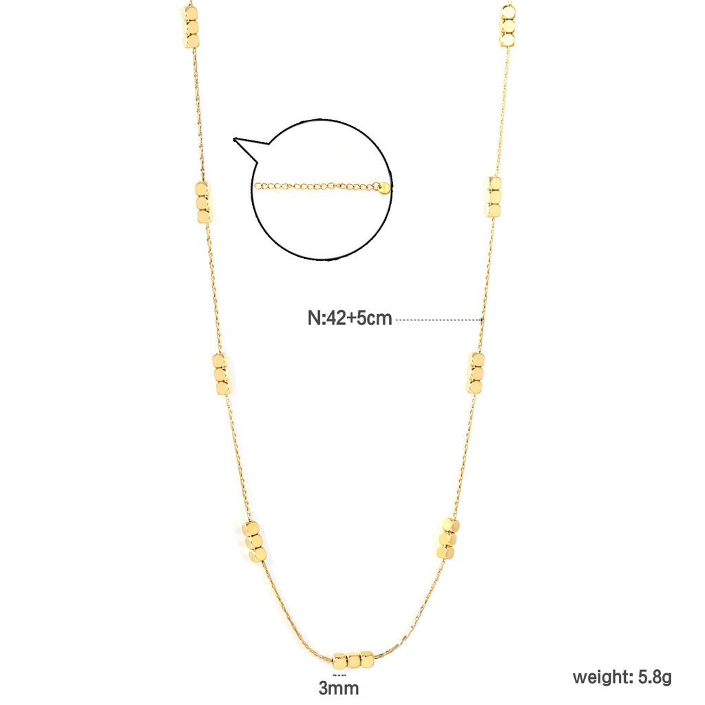 Damen Halskette mit Muschel-Anhänger und eleganter Perlenakzent Shop Nory