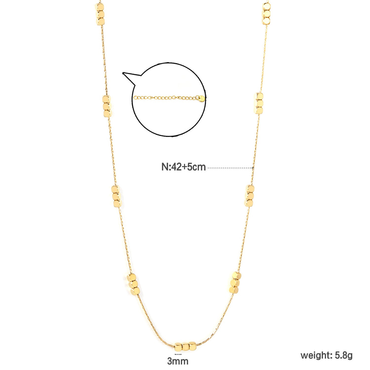 Damen Halskette mit Muschel-Anhänger und eleganter Perlenakzent Shop Nory