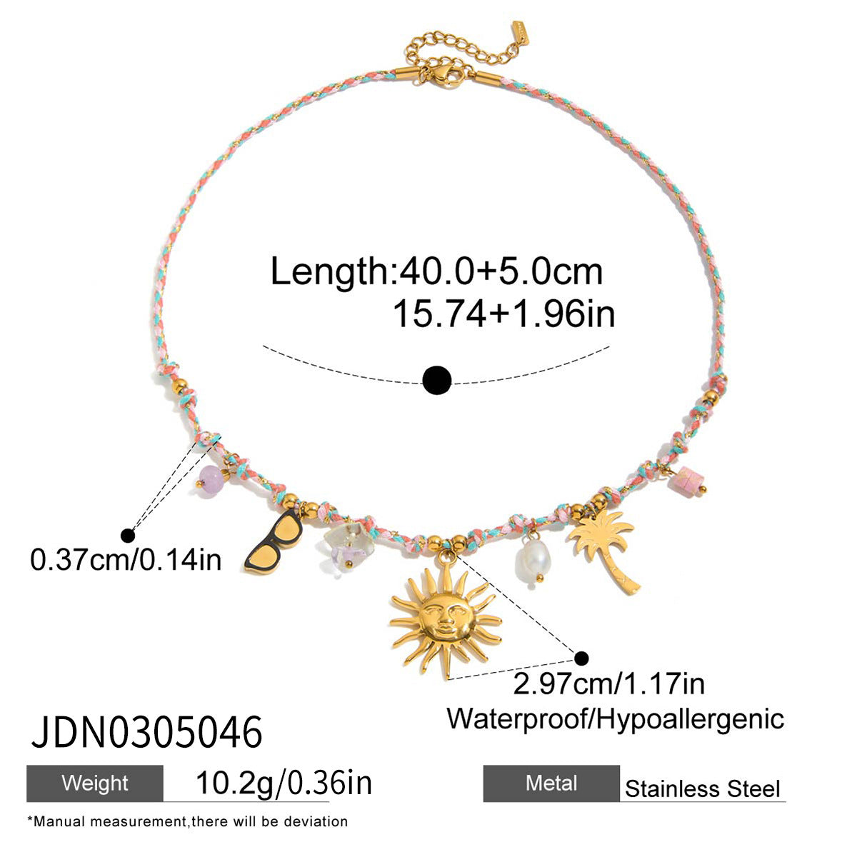 Damen Halsschmuck mit Verspieltem Charm-Design und Hypoallergener Edelstahlverarbeitung Shop Nory