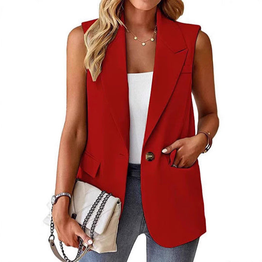 Damen Stylischer Blazer-Weste