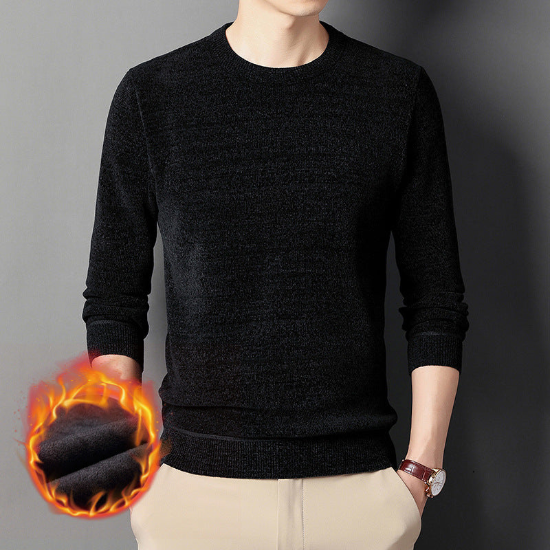 Herren Feinstrick-Thermopullover mit Thermo-Fleece-Innenfutter und schmaler Passform Shop Nory