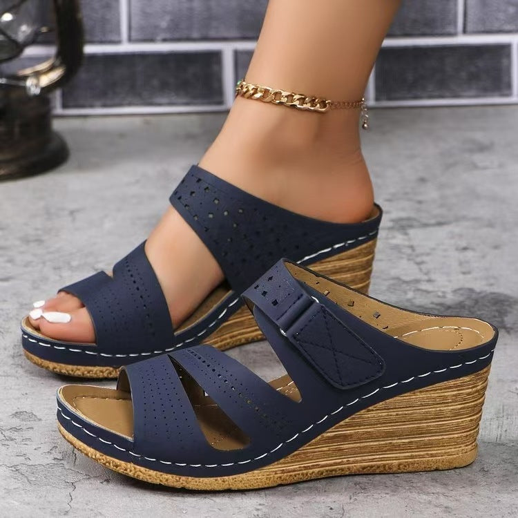 Damen bequeme Wedge Sandalen
