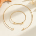 Damen Schmuckset aus hochwertigem, elegantem Metall Shop Nory