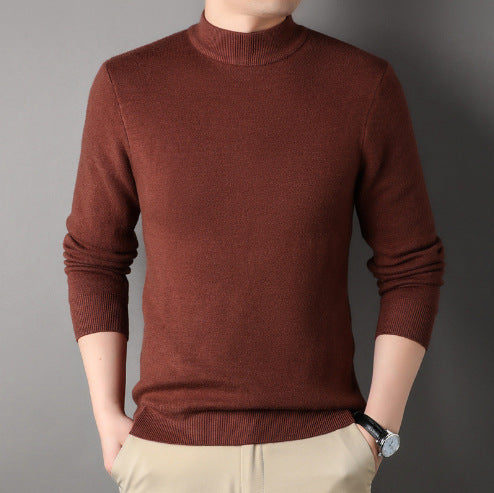 Herren Pullover mit hohem Kragen