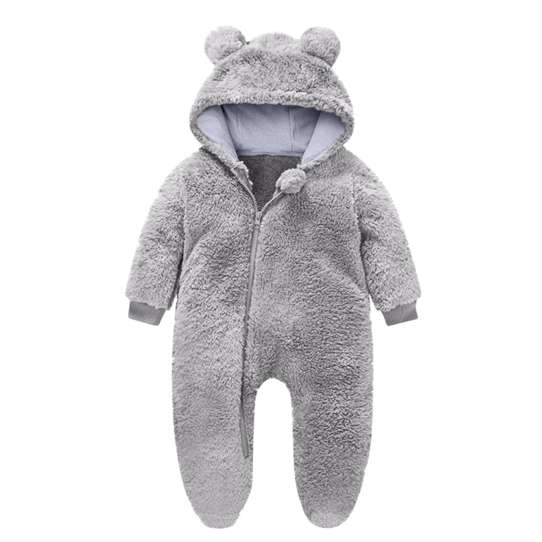 Kleinkind Fleece Overall mit Bärenohren