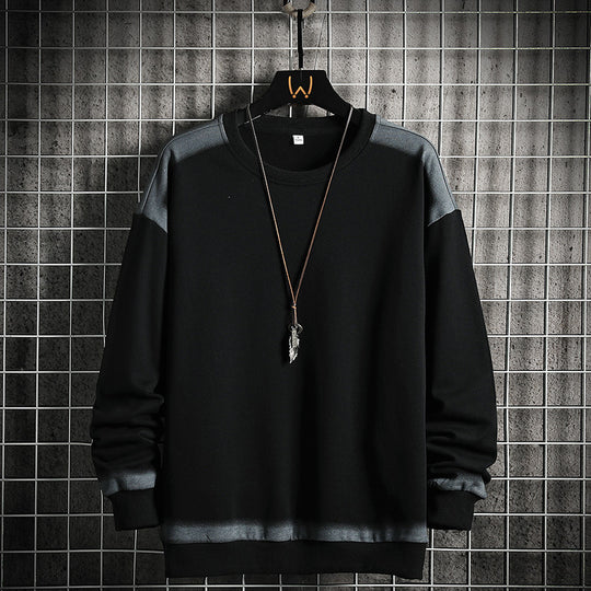 Herren Oversized Sweatshirt mit dezentem Farbverlaufbesatz und Rundhalsausschnitt Shop Nory