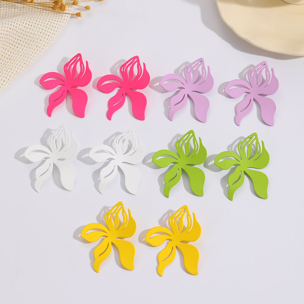 Damen Ohrclips im floralen Größen-Look Shop Nory