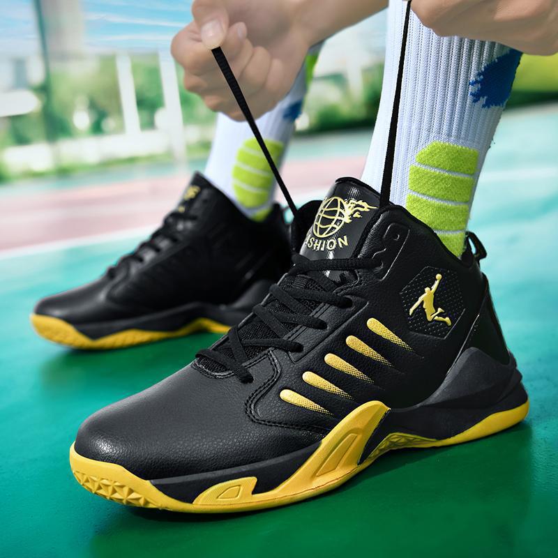 Herren Performance-Basketballschuhe mit gepolsterter Knöchelmanschette und griffiger Courtsohle Shopy Nory