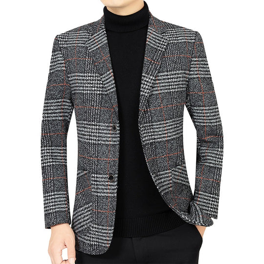 Herren Kariertes Sakko in Glencheck-Tweedoptik mit schmaler Silhouette Shop Nory