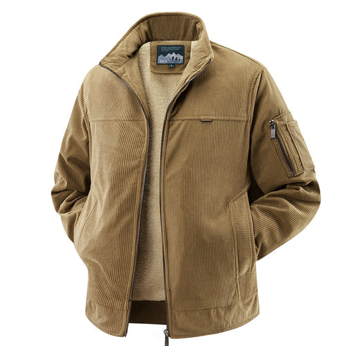 Herren Modische Cordjacke mit Fleece-Innenfutter Shop Nory