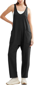 Damen Jumpsuit mit großzügigen Taschen und weichem Stretchmaterial