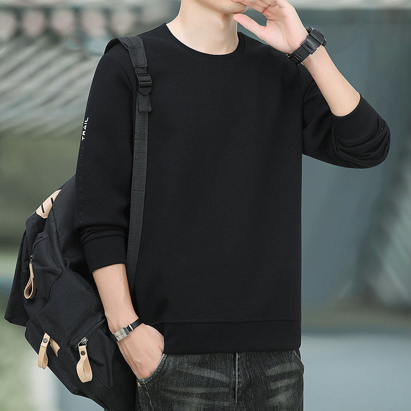 Herren Rundhals-Sweatshirt mit angerauter Innenseite und schmalem Saum Shop Nory