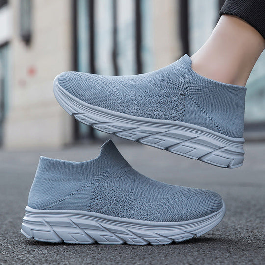 Damen Hochleistungs-Sneaker mit flexiblem Strick-Obermaterial und dämpfender Sohle