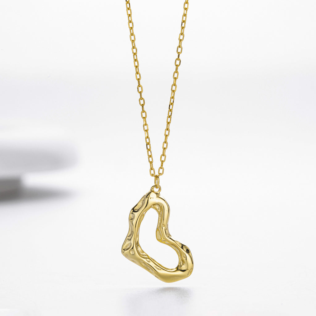 Damen Halskette mit einzigartigem Wellenanhänger aus 925 Sterling Silber Shop Nory