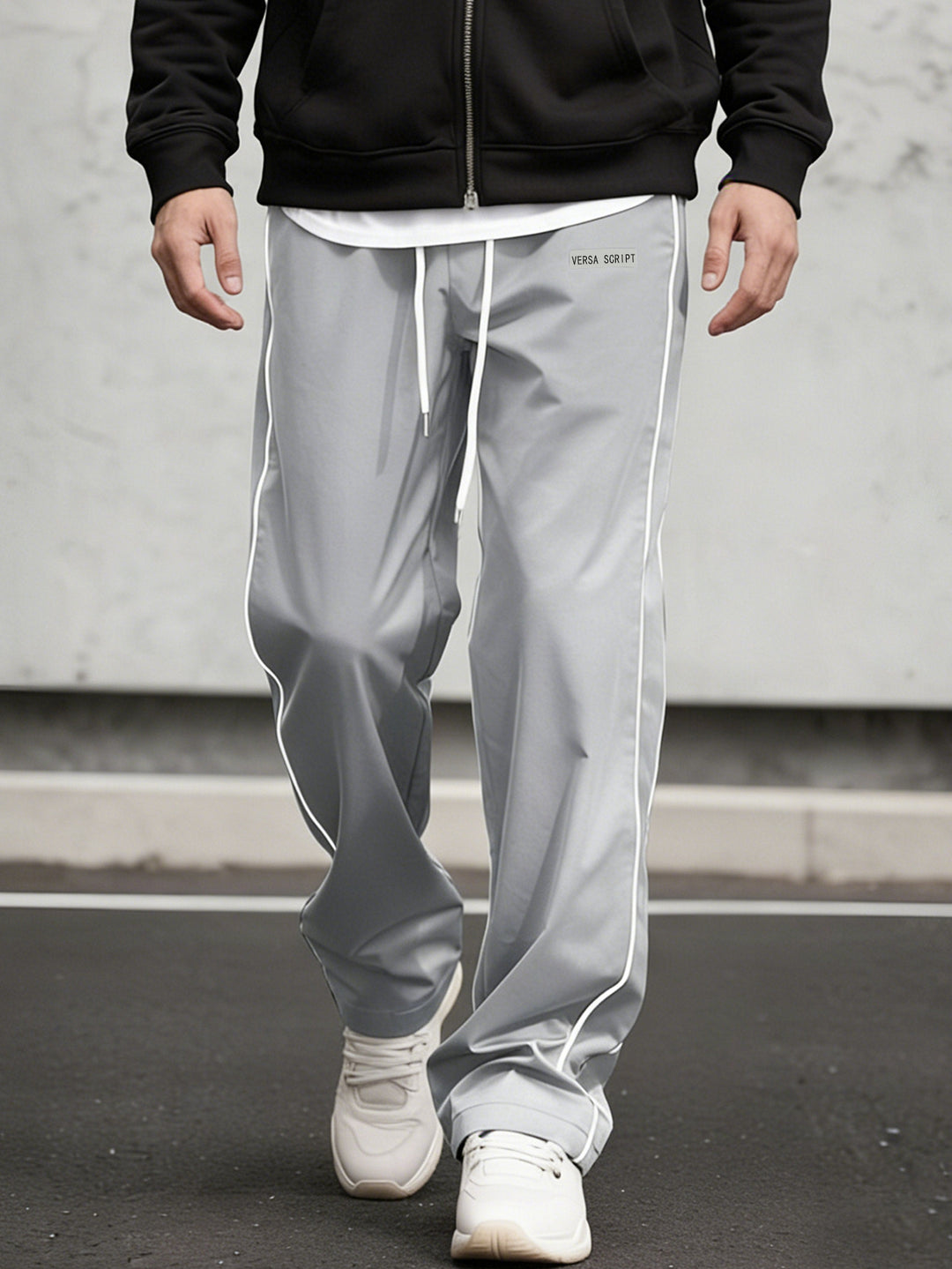 Herren Sportliche Freizeithose mit seitlichen Kontraststreifen Shop Nory
