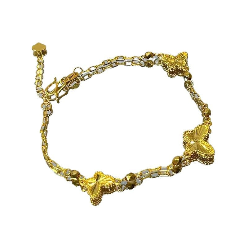 Damen Zartes Armband mit kunstvollem Schmetterlingsdesign Shop Nory