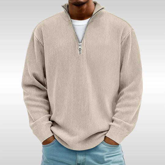 Herren Modischer Zip-Pullover