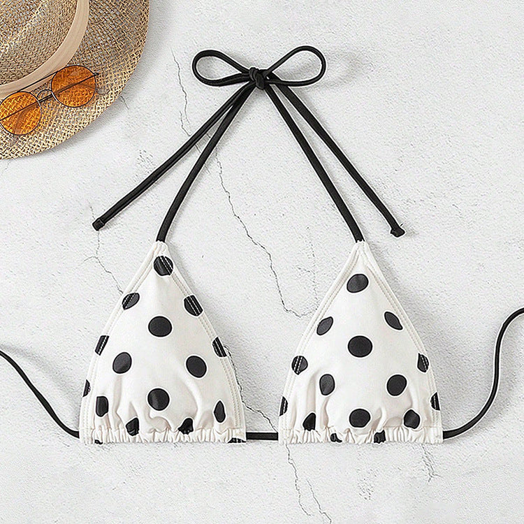 Damen Triangel-Bikinioberteil mit lässigen BindShopnoryändern