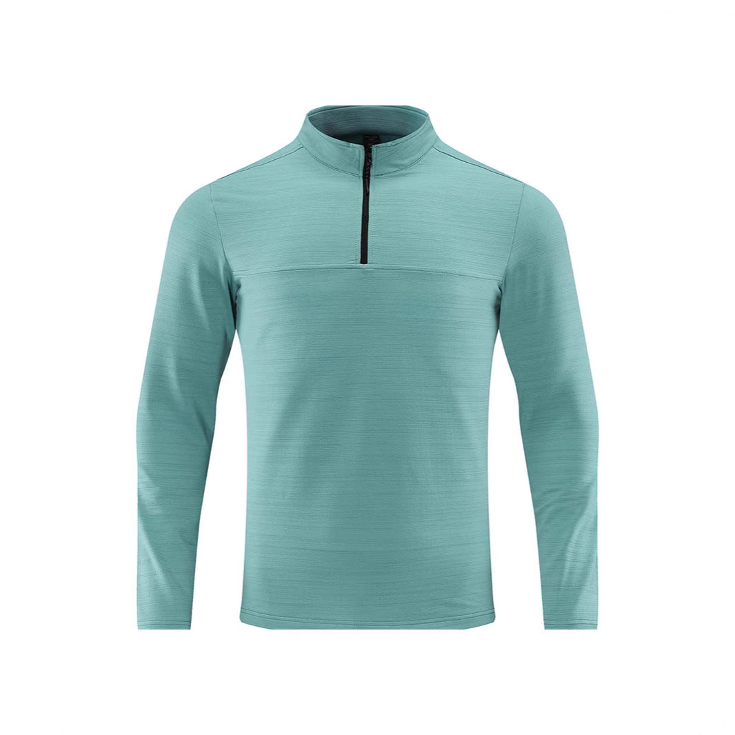 Herren Funktions-Halbzip-Langarmshirt mit Stehkragen und atmungsaktivem Stretchmaterial Shop Nory
