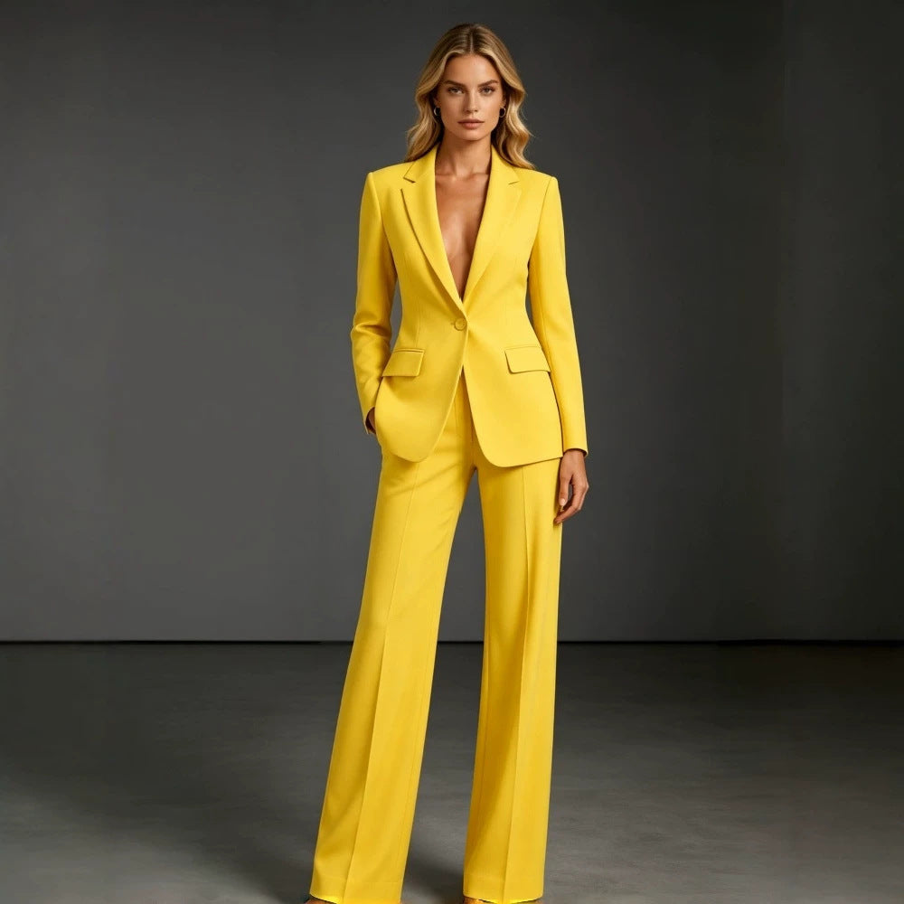 Damen Eleganter Anzug mit weitem Bein