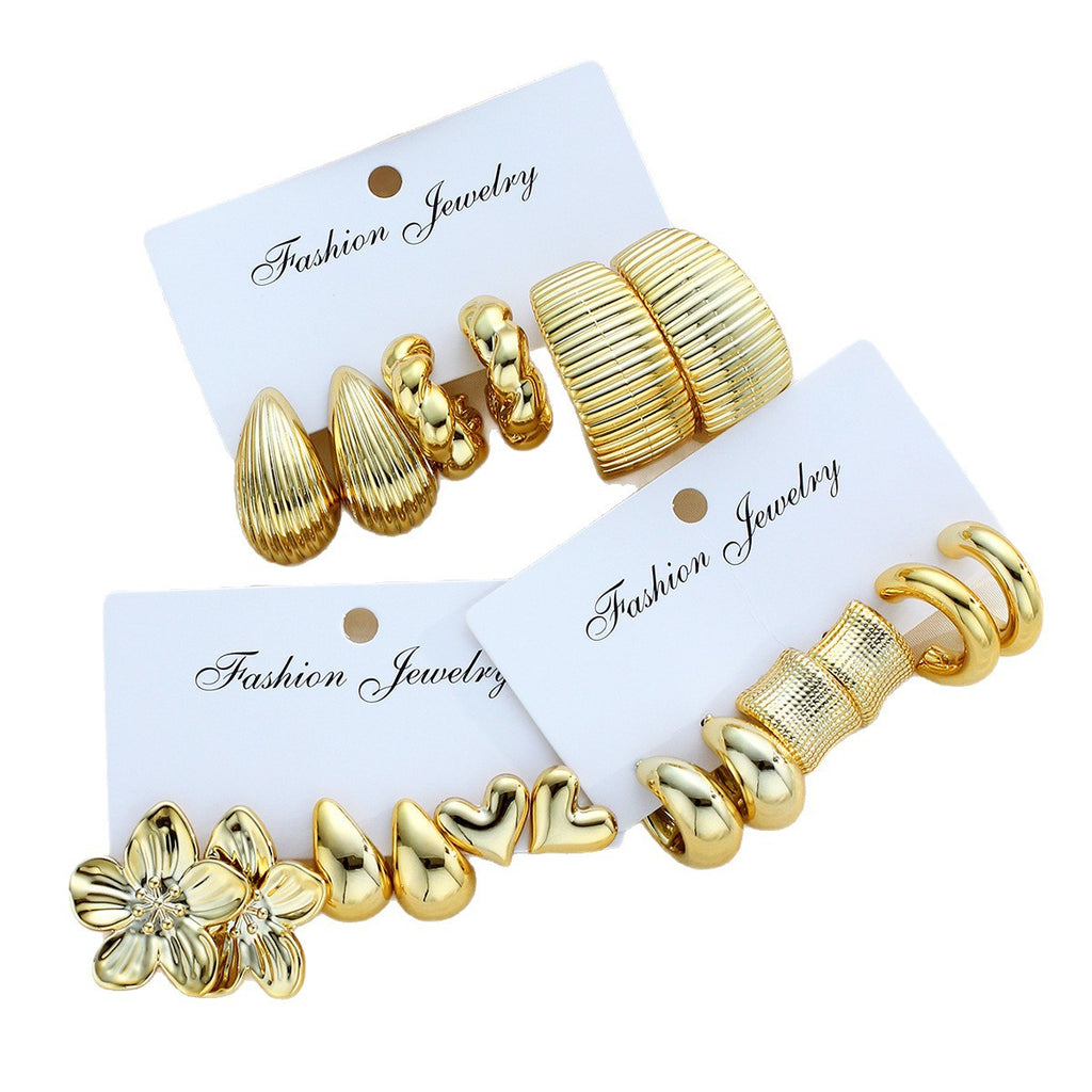 Damen Ohrringe Set mit einzigartigen floralen und modernen Designs Shop Nory