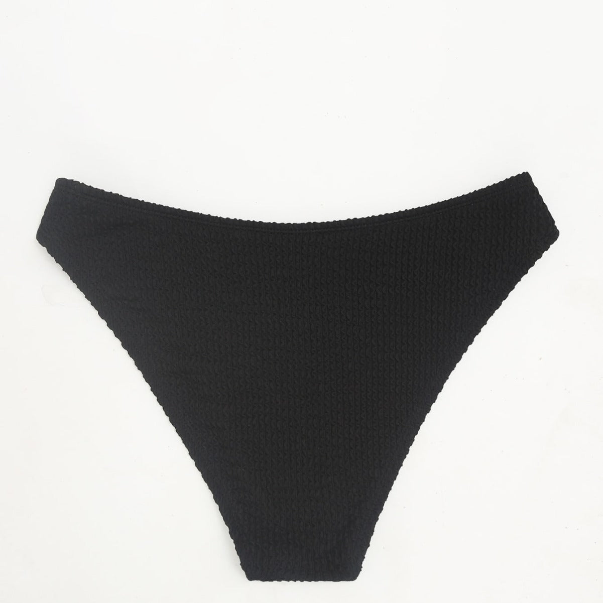 Damen Hochgeschnittene Bikini-Hose mit strukturiertem Design