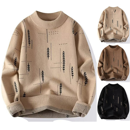 Damen Modischer Strickpullover mit floraler Applikation Shop Nory