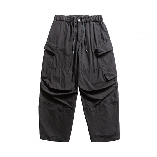 Herren Baggy-Cargo-Hose mit elastischem Bund, Kordelzug und verstärkten Kniepartien Shop Nory
