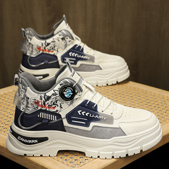 Herren robuster Sport-Schuh mit innovativem Schnellschnürsystem und verstärktem Knöchel