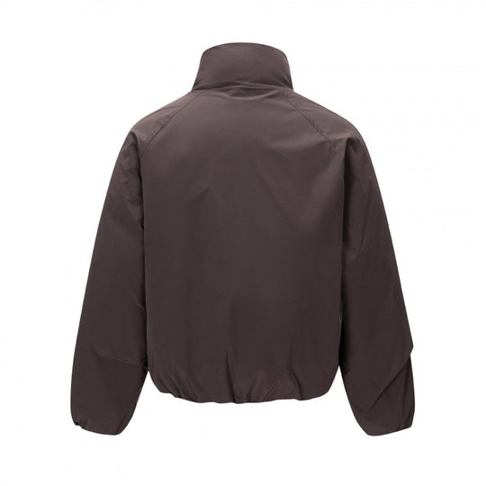Unisex Kurz geschnittene leichte Windjacke im Boxy-Cut mit hohem Stehkragen und elastischem Saum Shop Nory