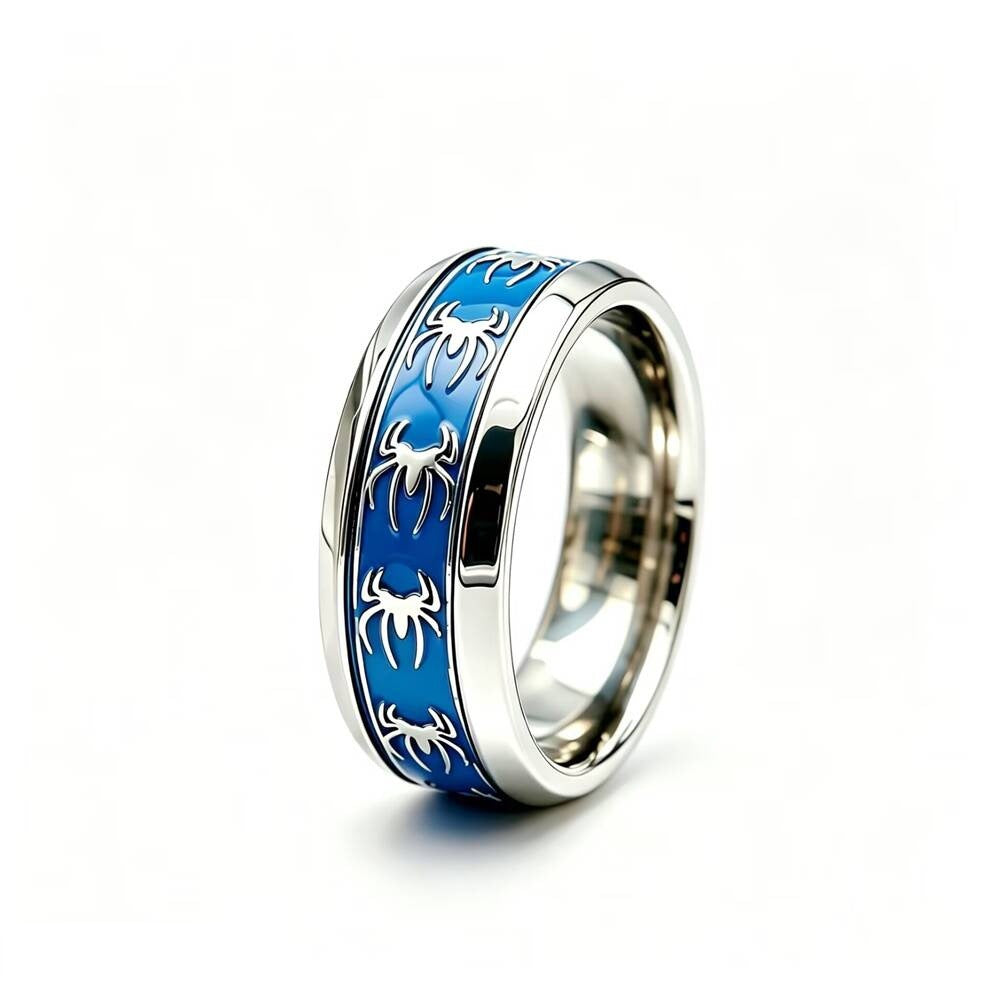 Damen Ring mit kunstvollem Pfotenmotiv und buntem Design Shop Nory