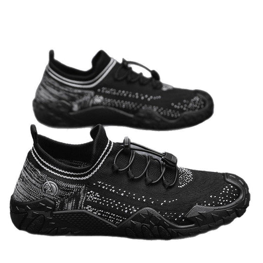 Damen Sportliche Wasserschuhe mit rutschfester Sohle und elastischem Snürsystem Shopnory