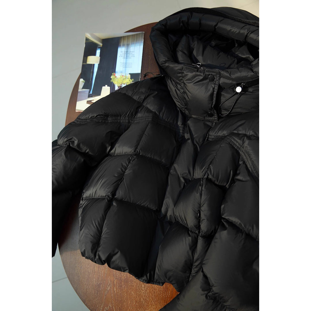 Damen modische Steppjacke mit hohem Kragen Shop Nory