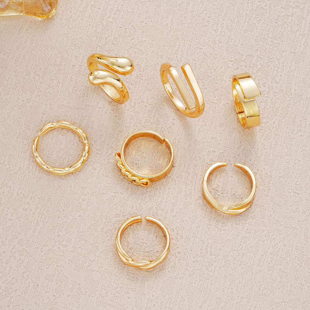 Damen Ring-Set mit kreativen und zeitgenössischen Designs Shop Nory