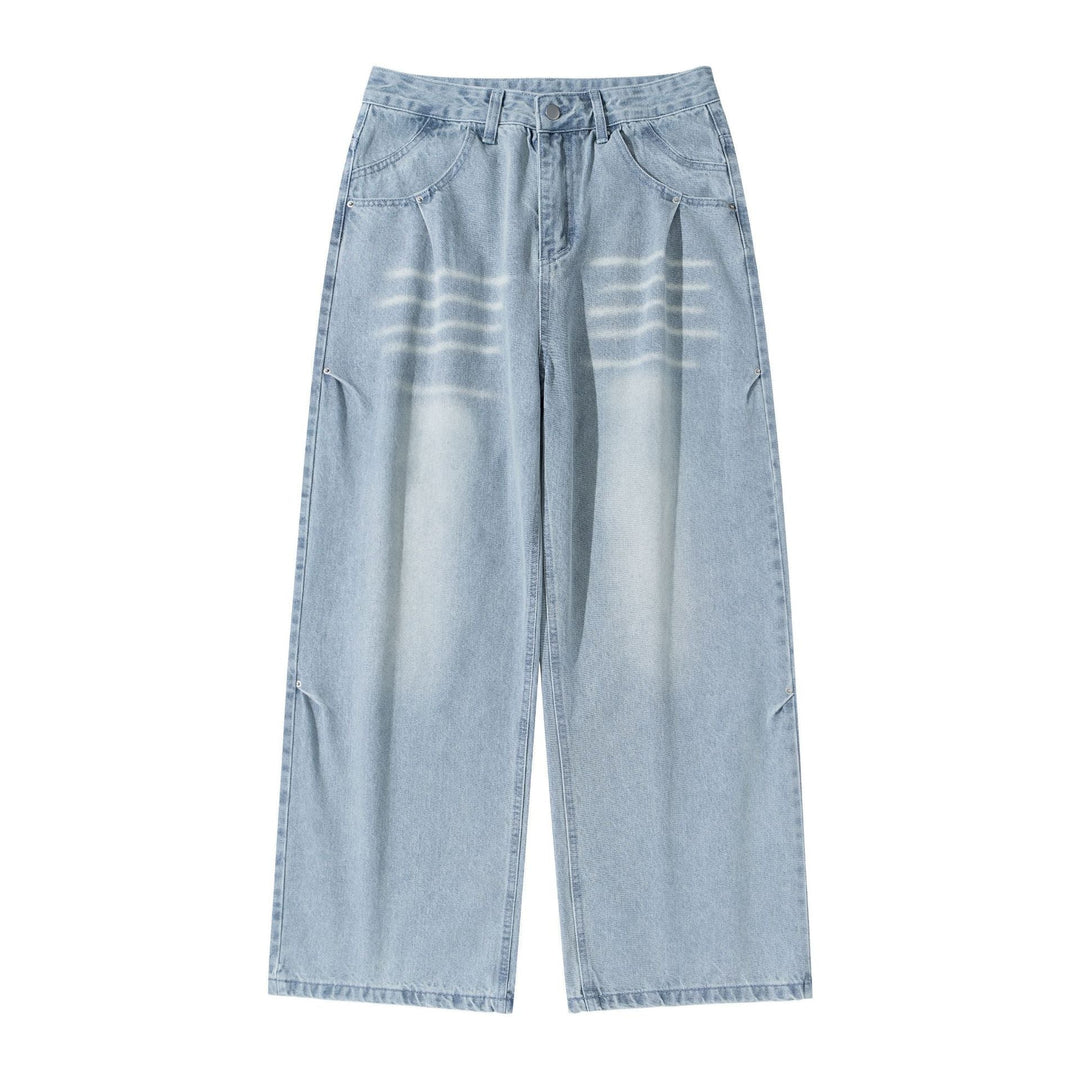 Damen Hochtaillierte weite Cropped-Jeans mit Bundfalten und Utility-Taschen Shop Nory