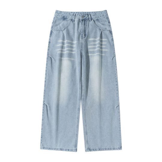 Damen Hochtaillierte weite Cropped-Jeans mit Bundfalten und Utility-Taschen Shop Nory