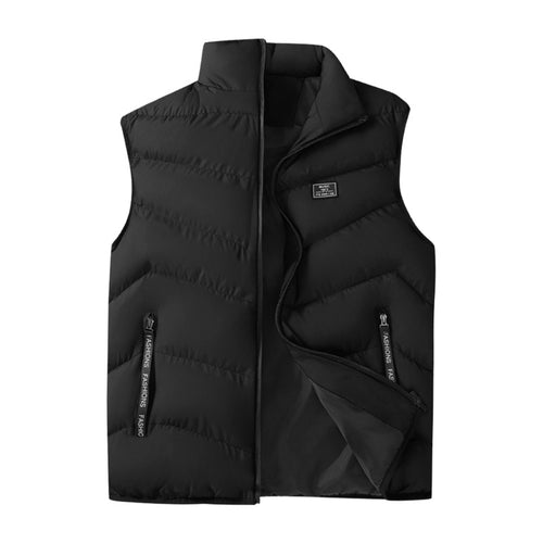 Herren Leichte gesteppte Thermoweste mit Chevron‑Steppung hochschließendem Stehkragen und windabweisender Innenlage Shop Nory
