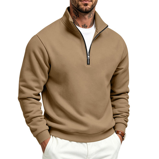 Herren Halbzip-Sweatshirt mit Troyerkragen und weicher Fleece-Innenseite Shop Nory
