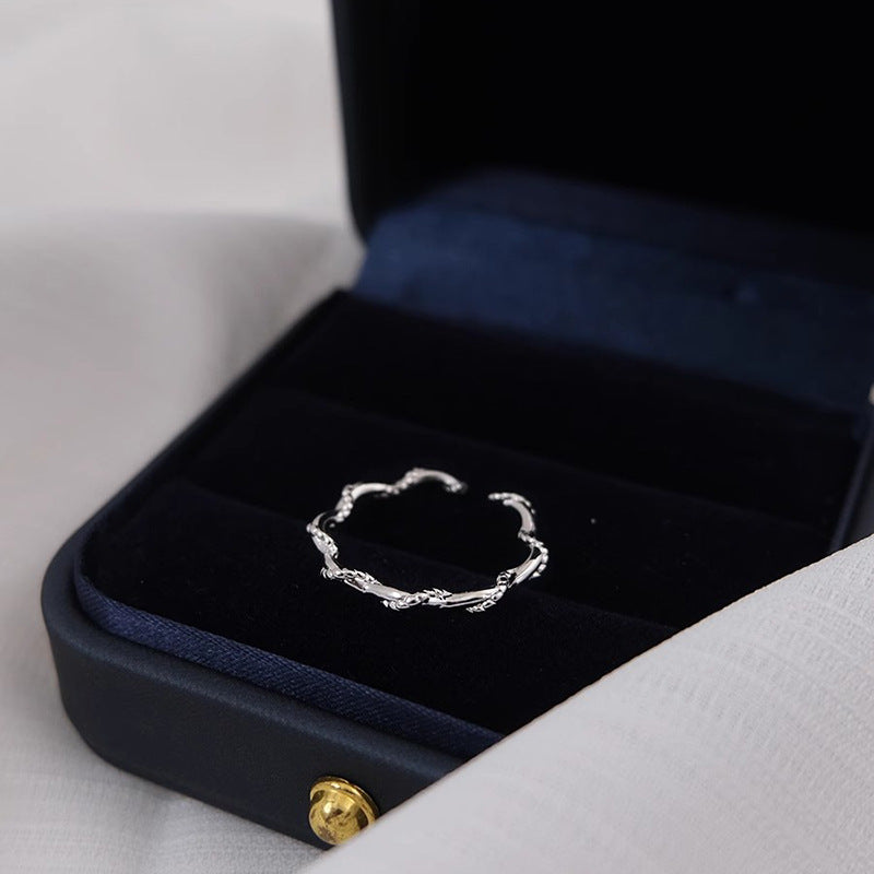 Damen Wellenring aus hochwertigem Silber mit einzigartigem Design Shop Nory