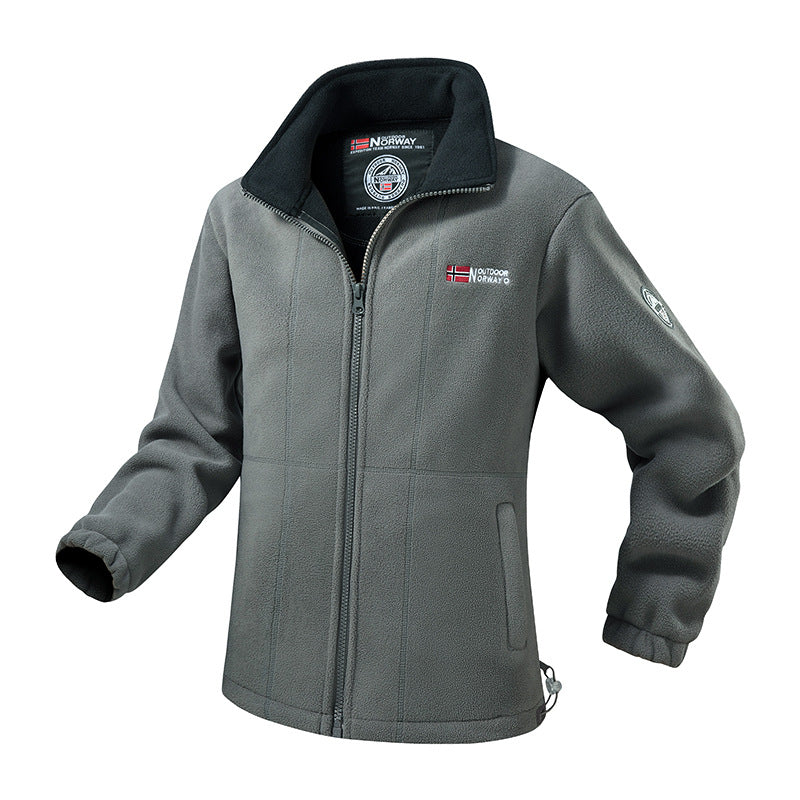 Damen Fleecejacke mit Stehkragen, windabweisender Struktur & verstellbarem Kordelzugsaum Shop Nory