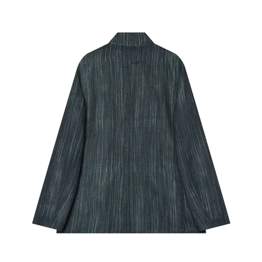 Damen Weit geschnittene Marlenehose mit Bügelfalte und feinem Nadelstreifen Shop Nory